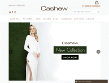 Tablet Screenshot of cashew.vn